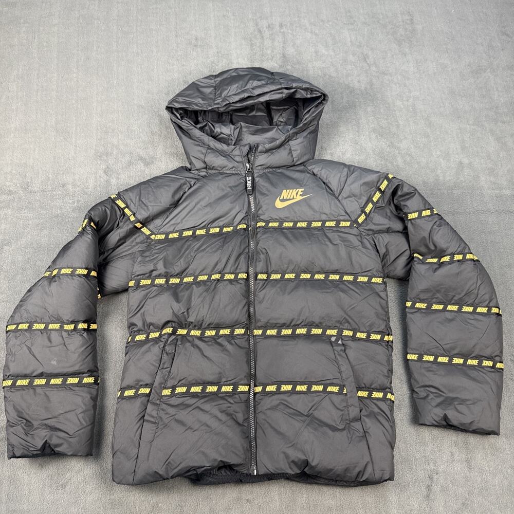 Nike Sportswear Big Kids Down Full Zip Jacket Metallic Gold Sz Large CU9154-013
